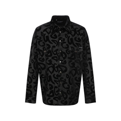Dolce & Gabbana Top Chemise Button Up Dress Shirt Jacket Denim Men's