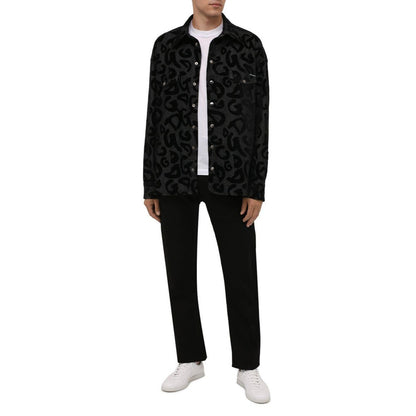 Dolce & Gabbana Top Chemise Button Up Dress Shirt Jacket Denim Men's