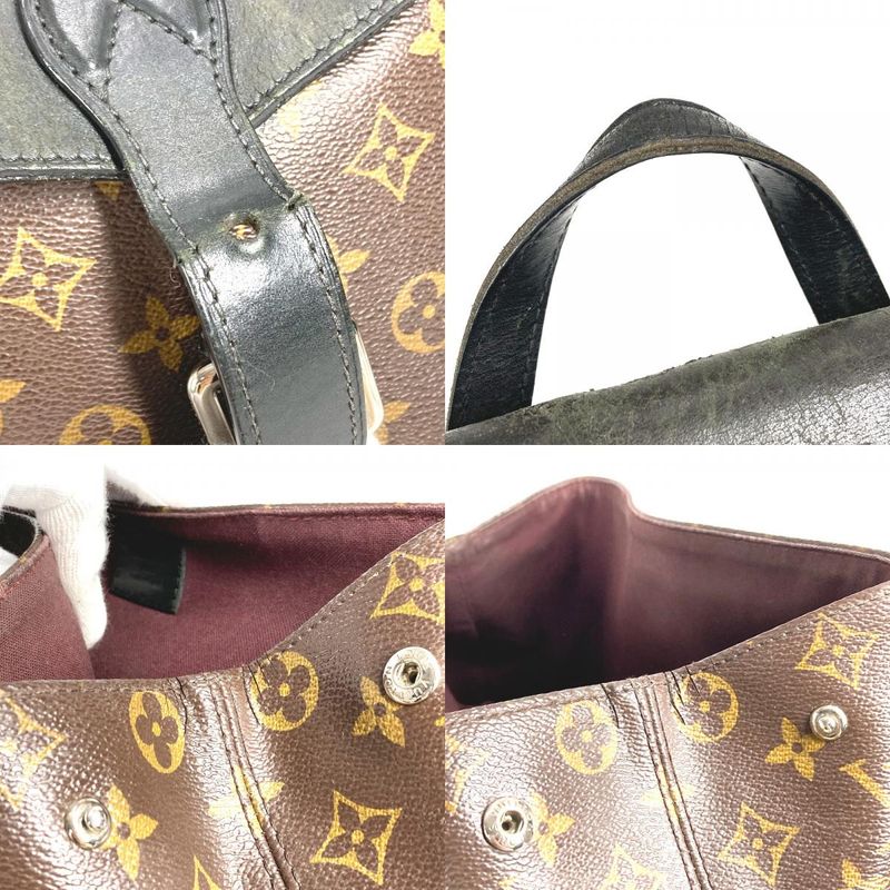 Louis Vuitton Backpack Sac Parc M40637 Monogram Canvas Brown