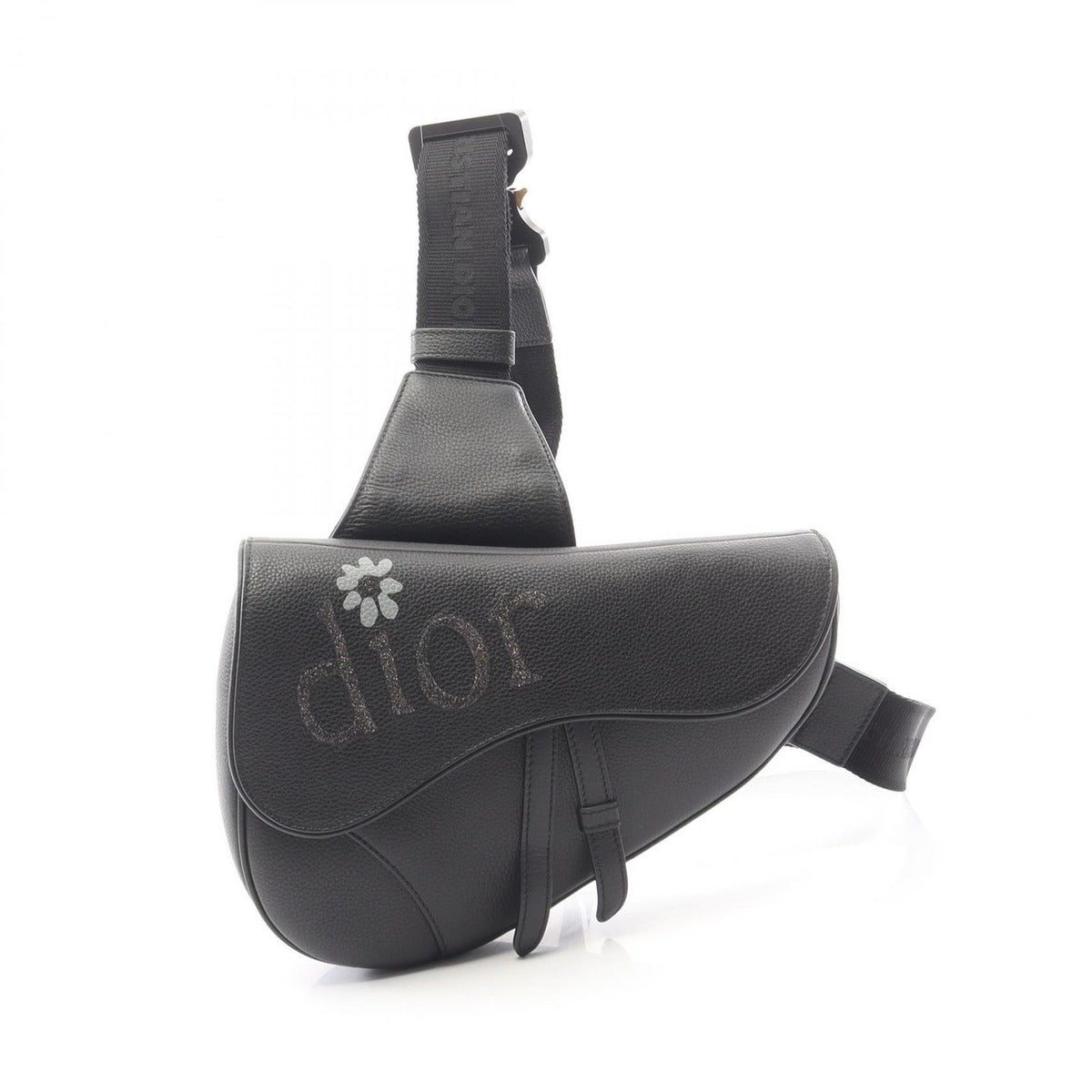 Dior Waist Bag Erl Black Leather