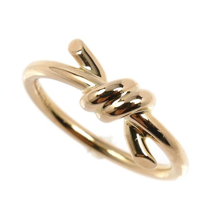 Tiffany & Co 18K Pink Gold Knot Ring