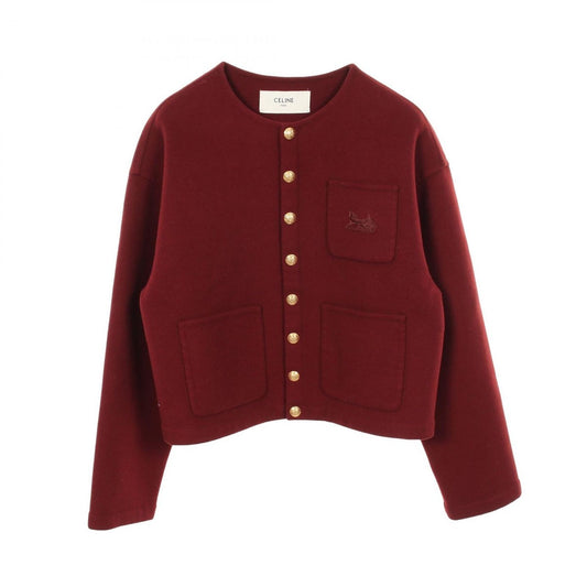 Celine Collarless Jacket Cashmere