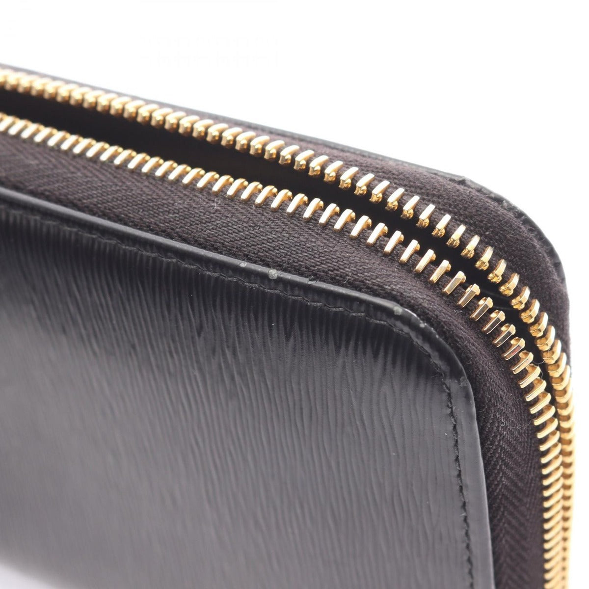 Prada Round Long Wallet Vittello Move TR Black Leather Triangle Logo — view 11
