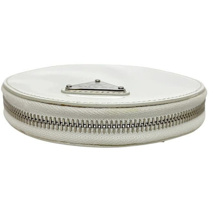 Prada Shoulder Bag White 1 Na003 Round Chain — view 4
