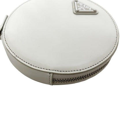 Prada Shoulder Bag White 1 Na003 Round Chain — view 6