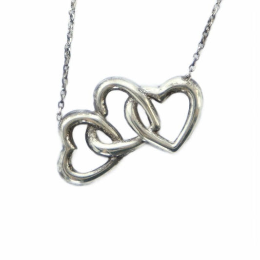 Tiffany & Co Triple Heart Necklace Accessory Pendant Logo Silver 925 Color -.