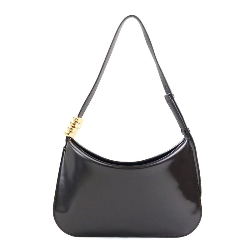 Bottega Veneta Shoulder Patent Brown Bag