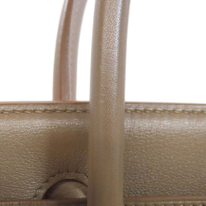 Hermes Birkin 30 Cazac Silver Hardware Handbag Taurillon Swift Women