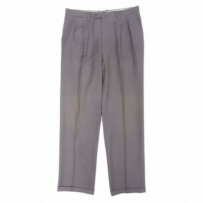 Celine French Double Suit Setup Peaked Lapel Tailored Pants Size 52 XL Gray