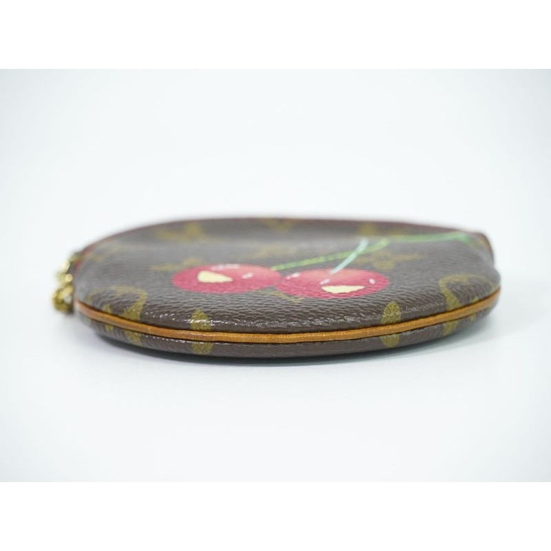 Louis Vuitton Porte Moneron Monogram Cherry Takashi Murakami Coin — view 3