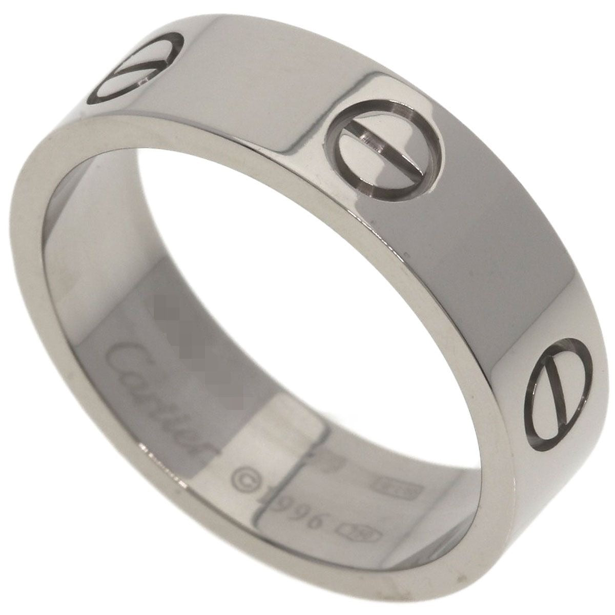 Cartier Love Ring 59 18K White Gold