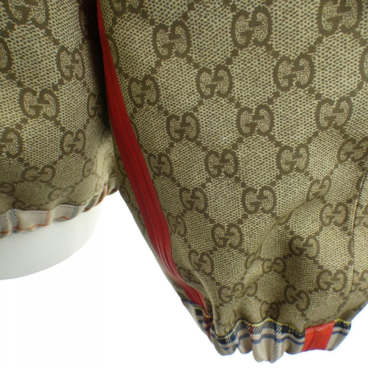 Gucci GG Zaklu Jacket Beige Red Check — view 6