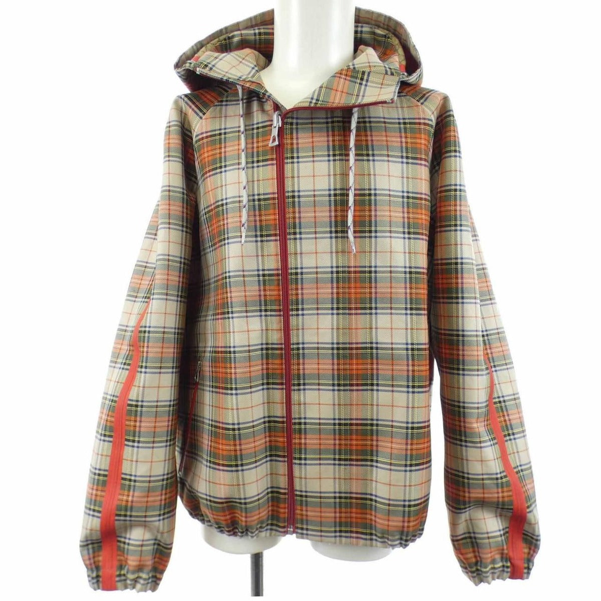 Gucci GG Zaklu Jacket Beige Red Check — view 7