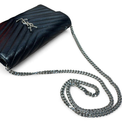 Saint Laurent 22092809023730 Monogram Saint Laurent Envelope Chain Wallet Women