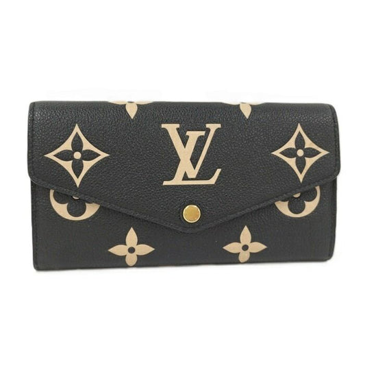 Louis Vuitton Portefeuille Sarah Long Fold Wallet Monogram Empreinte M80496