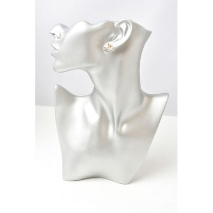 Chanel Accessories Earrings CC Rhinestone — view 2
