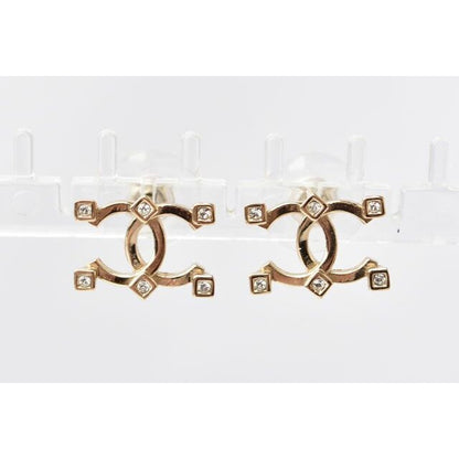 Chanel Accessories Earrings CC Rhinestone — view 6