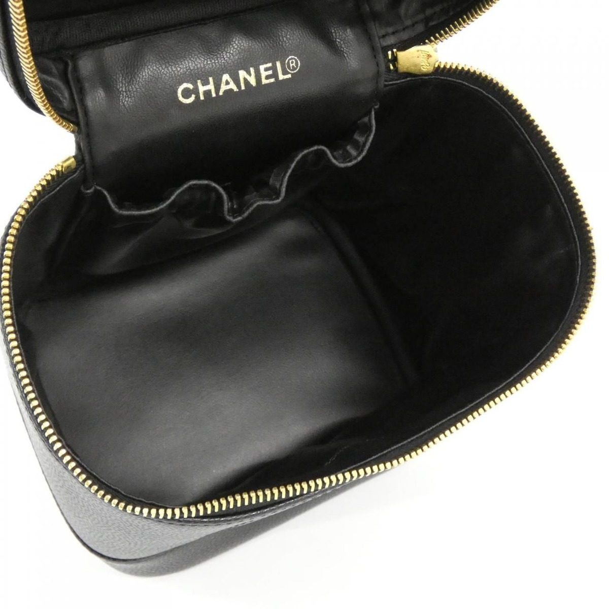 Chanel Vintage Bag Handbag Black — view 7
