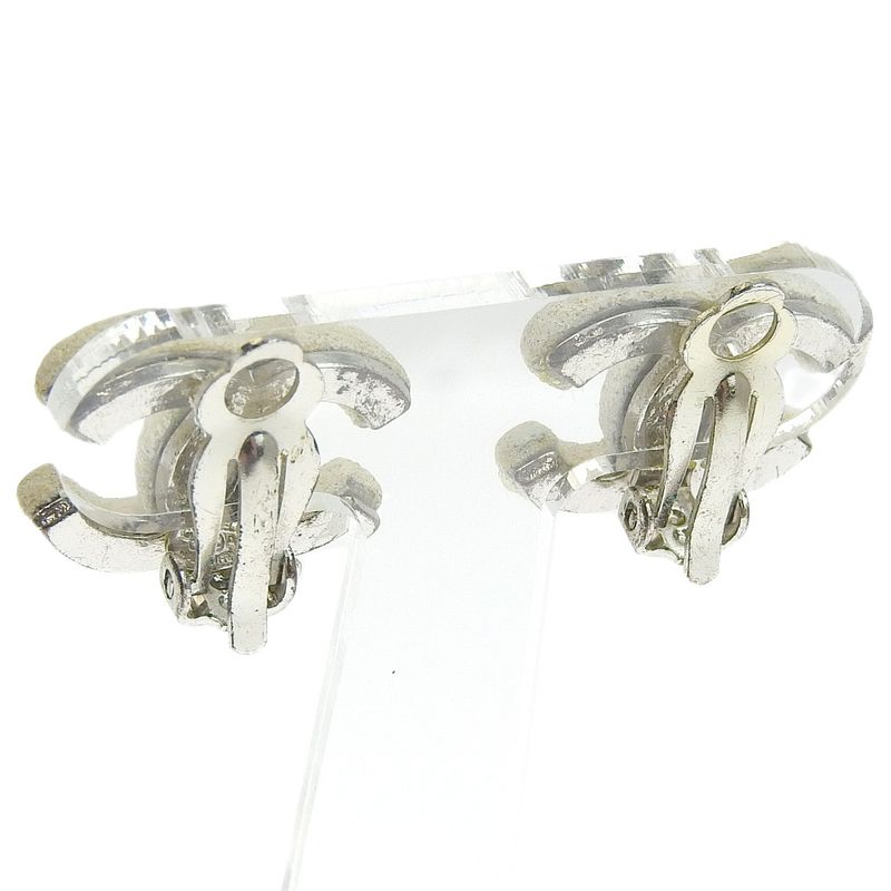 Chanel Coco Mark Metal White 03A Ladies 9.5g Earring