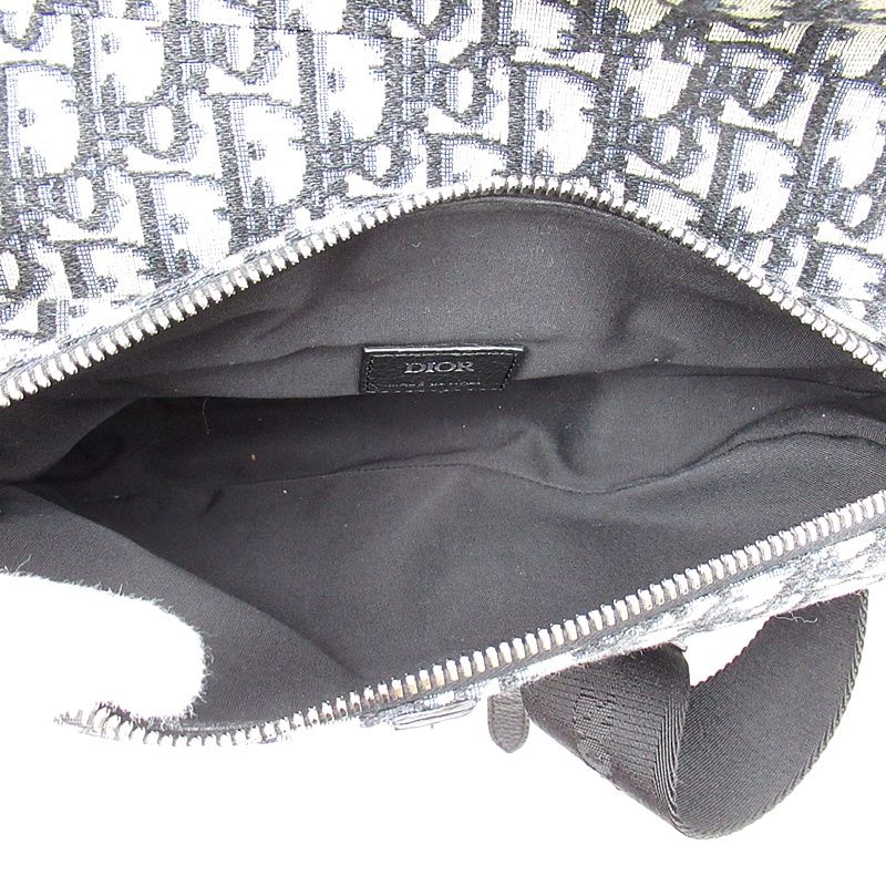 Dior Oblique Trotter Saddlebag Body Bag 1adpo093yky_h28e Canvas Women Shoulder