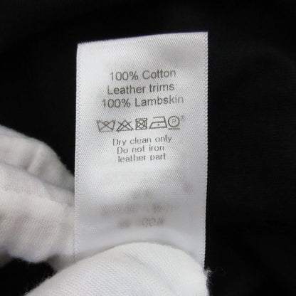 Good Celine Phoebe Period Leather Trim Layered Cut and Sewn Size S Black