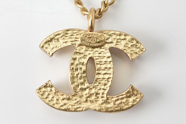 Chanel Bangle Bracelet Coco Mark Studs Gold