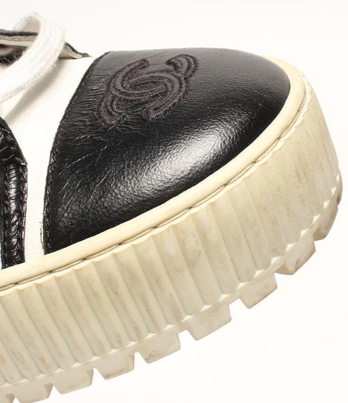 Chanel High Cut Sneakers G38091 Women's Size 37 (L) Chanel