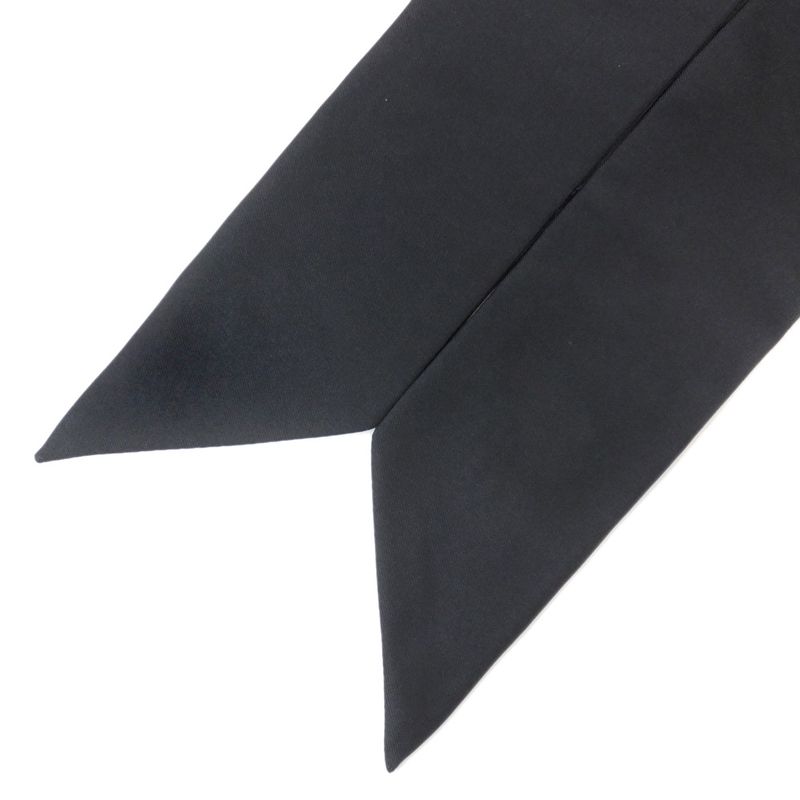 Hermes Twilly-long A Toute Berline Embroidery Black Navy- Unused