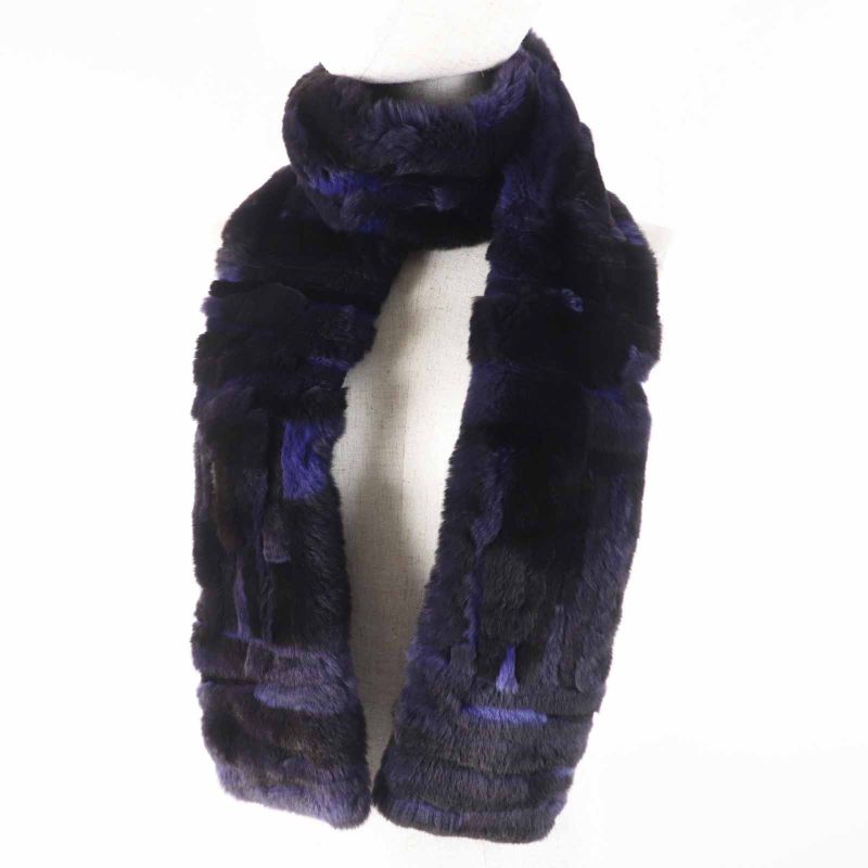 CHANEL 17B Orillag 100% Cashmere-lined Scarf With All-over Coco Mark On The