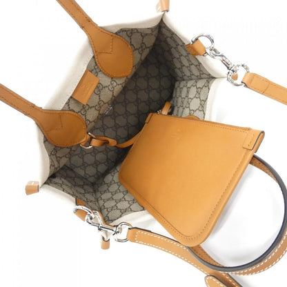 Gucci Facul Bag Handbag Silver — view 7