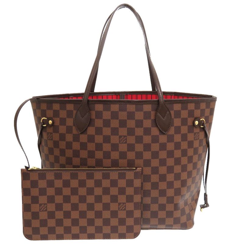 Louis Vuitton New Shape Neverfull MM Damier Threes N41358 Tote Bag LV 0156