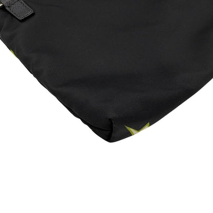 3158 Prada Shoulder Bag Triangle Logo Nylon Universal Frankenstein Silver