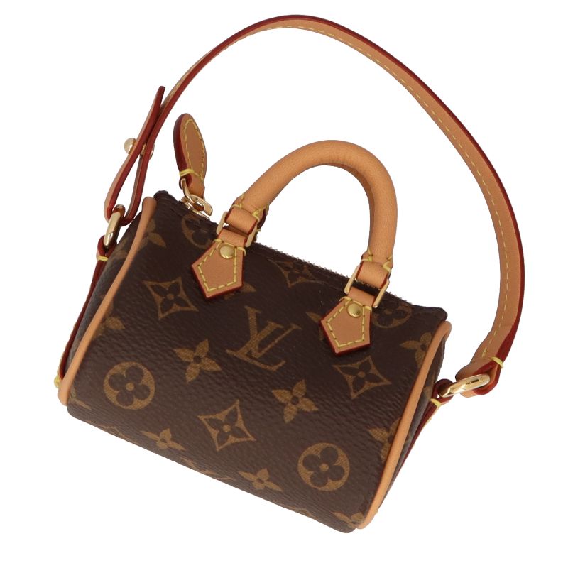 Louis Vuitton Bijoux Sac Micro Speedy Bag Charm M00544 Monogram Women Brown