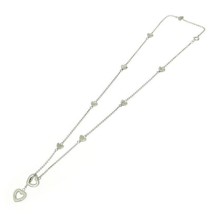 Tiffany & Co Silver Heart Link Lariat Necklace 9.0 g 925 Engraved