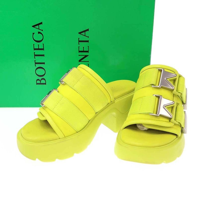 Bottega Veneta Flash Sandals Yellow 38