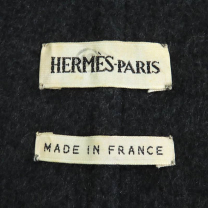 Hermes 100% Cashmere Margiela Period H Button Single Chester Coat Long Coat