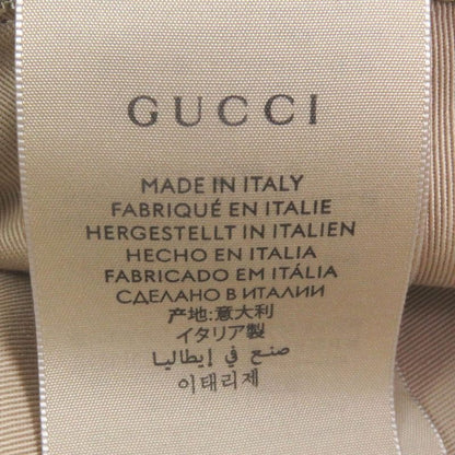 Gucci 576587 GG Canvas Logo Hardware Leather Piping Bucket Hat Beige S/57cm