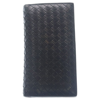 Bottega Veneta Intrecciato Bifold Wallet Leather Black