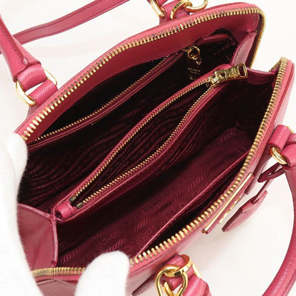 Prada 2WAY Saffiano Leather Bl0838 Handbag Leather Women