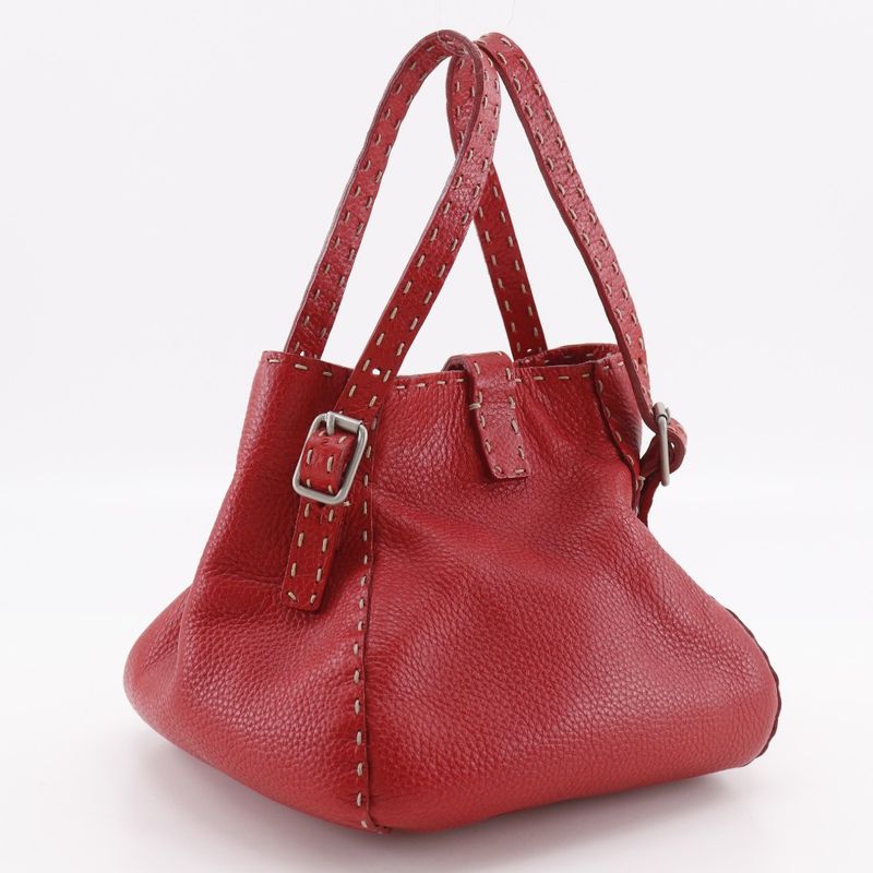 Fendi Selleria Leather Red Women's Handbag