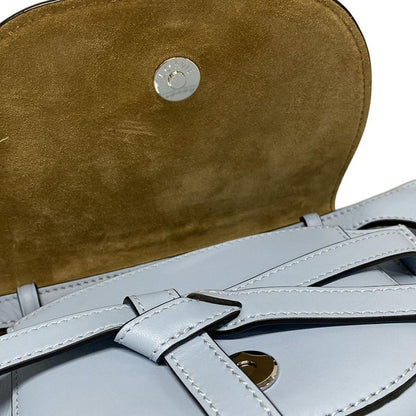 Loewe Shoulder Bag Gate Dual Bag Mini C565r41x04 Light Blue Jacquard Strap