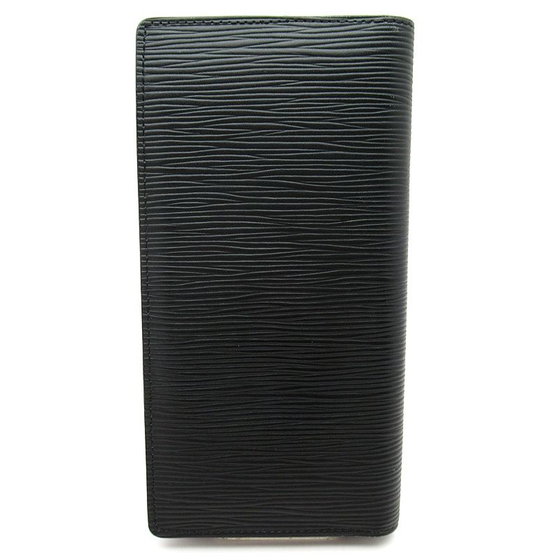 Louis Vuitton Portefeuille Brazza M66542 Epi Men's Noir Black