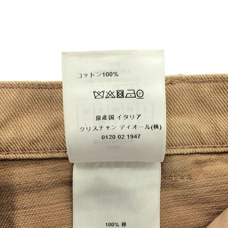 Christian DIOR - Bee Embroidered Denim Pants Denim Pants - 36 - Pink Beige -