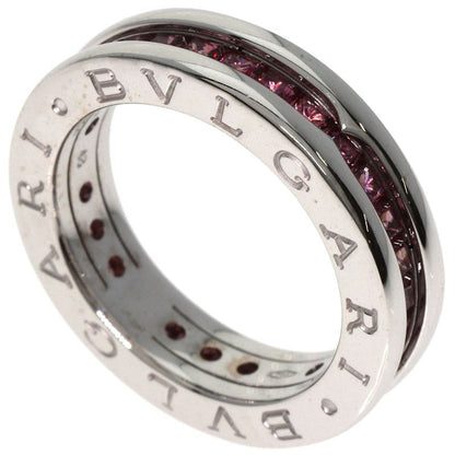 Bvlgari Bulgari B-zero1 1 Band Garnet #48 Ring 18K White Gold Ladies