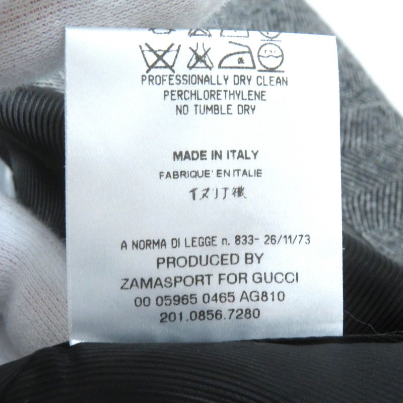 Gucci Vintage 2000 100% Wool Tom Ford Period Leather Belted Herringbone