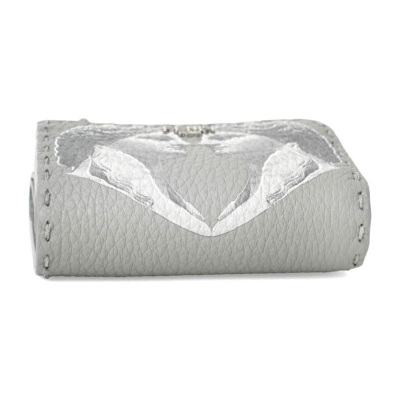 Fendi Trifold Wallet Beekaboo Gray