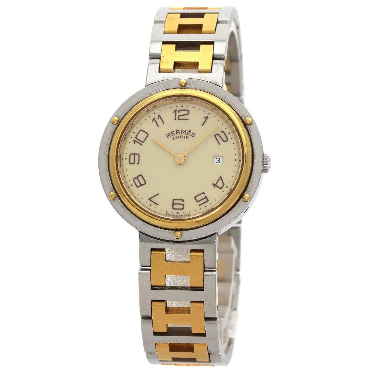 Hermes Clipper Watch SS Ssxgp