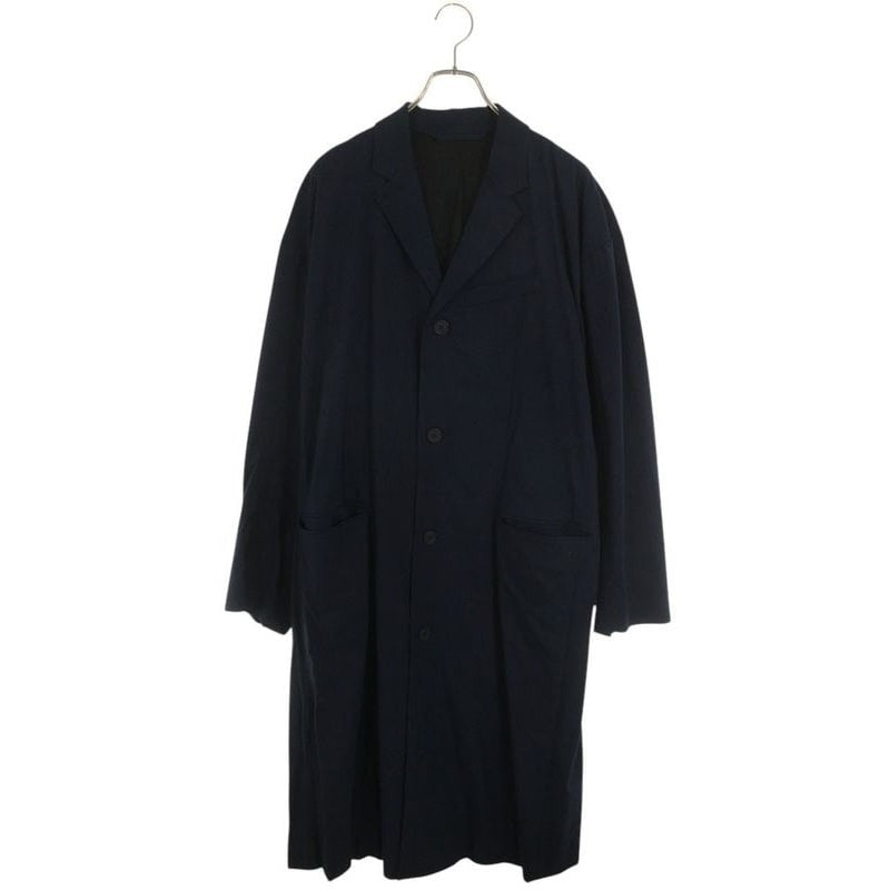 Balenciaga Tko29 Single Breasted Overcoat 32
