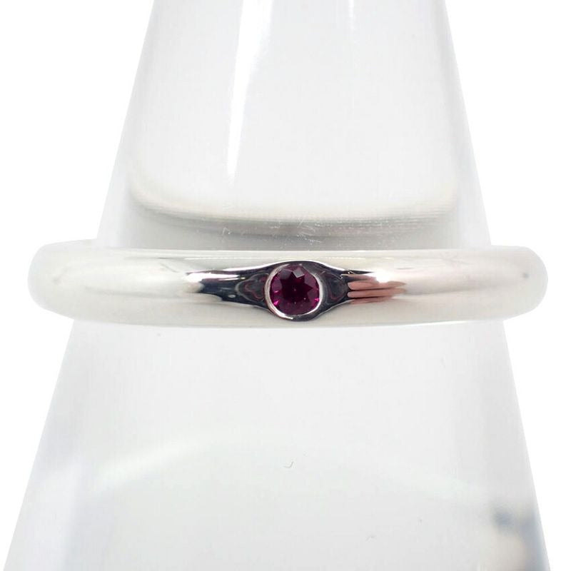Tiffany & Co 925 Ruby Stacking Band Ring No.10