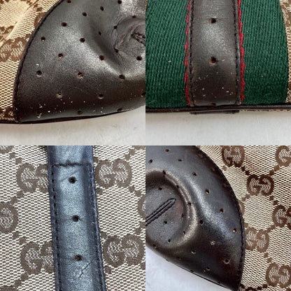 Gucci Interlocking Logo Sherry Line Shoulder Bag GG Canvas — view 11